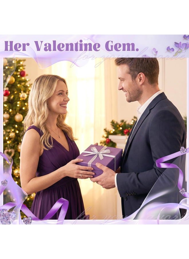 FBBP Valentine's Day Gifts for Wife, Purple Lavender Gift Basket for Women – Cute Practical Gift Set for Her, Anniversary Birthday Galentines Mothers Day Present Ideas - Image 4
