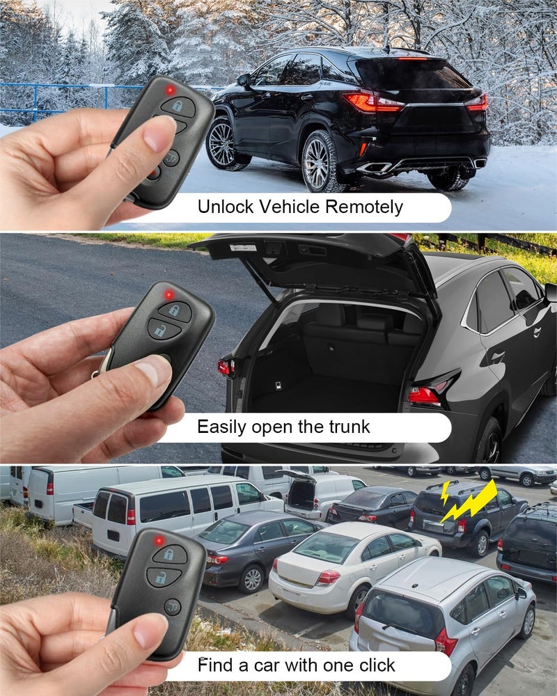 TIKSCIENCE Remote Key Fob Replacement Fit for Lexus RX350 RX450h GX460 CT200h 2010-2015, Keyless Entry Smart Remote Control Car Key FCC ID HYQ14ACX Board 271451-5290 GNE - Image 3