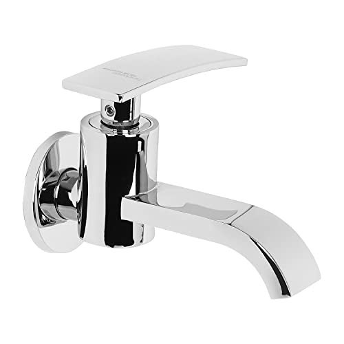 Hindware F460003CP Monroe Bib Cock Tap, Brass with Chrome Finish - Image 2