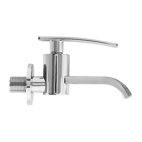 Hindware F460003CP Monroe Bib Cock Tap, Brass with Chrome Finish - Image 3
