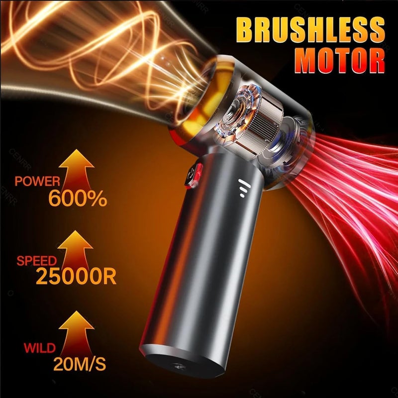 DiliDala Handheld Vacuum Cleaner - 25000 PA Wireless Car Vacuum with One-Touch Dust Container - Image 5