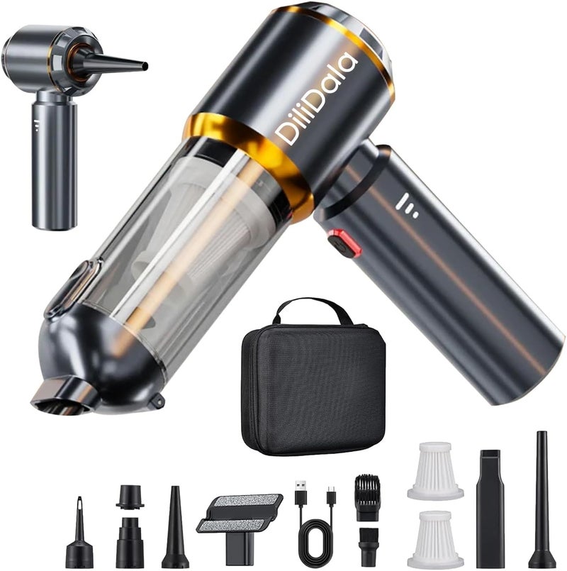 DiliDala Handheld Vacuum Cleaner - 25000 PA Wireless Car Vacuum with One-Touch Dust Container - Image 1