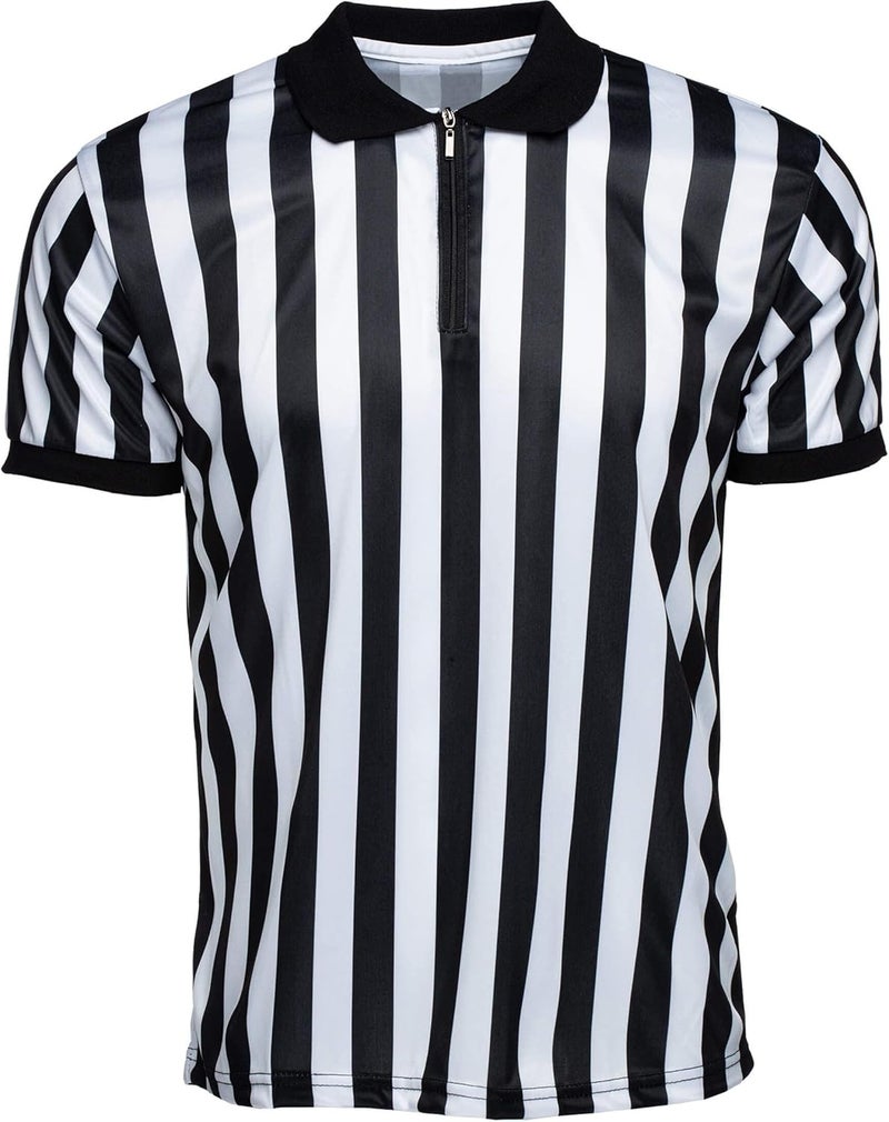 Murray Sporting Goods Men’s Referee Shirt Collared | Official Mens Ref Shirt Jersey Short Sleeve - Football Halloween Costume - Image 1