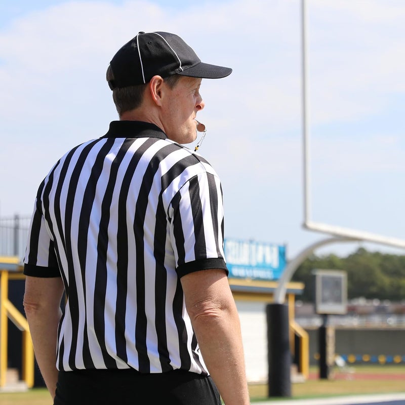 Murray Sporting Goods Men’s Referee Shirt Collared | Official Mens Ref Shirt Jersey Short Sleeve - Football Halloween Costume - Image 4