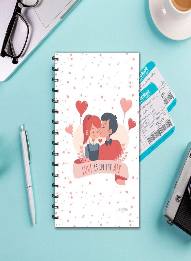 ESCAPER Love is in The Air Couple Designer Diary | Ruled - A5 Size - 8.5 x 5.5 inches Diary | Couple Diary | Love Diary | Heart Diary | Diary for Office | Diary for Gift - Image 5