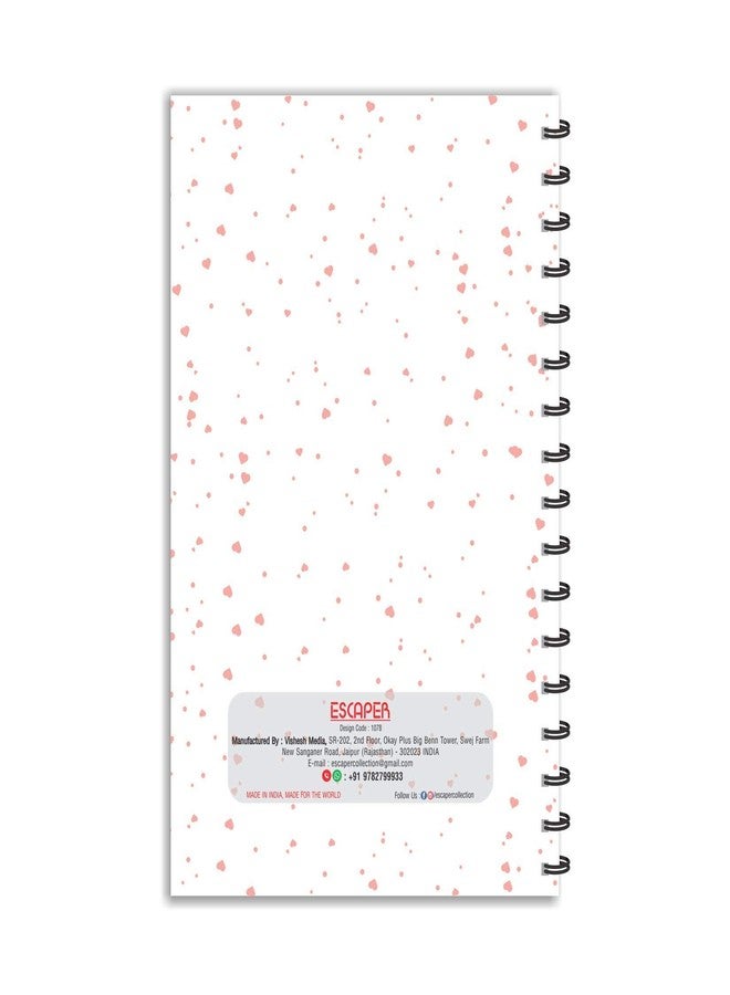ESCAPER Love is in The Air Couple Designer Diary | Ruled - A5 Size - 8.5 x 5.5 inches Diary | Couple Diary | Love Diary | Heart Diary | Diary for Office | Diary for Gift - Image 2