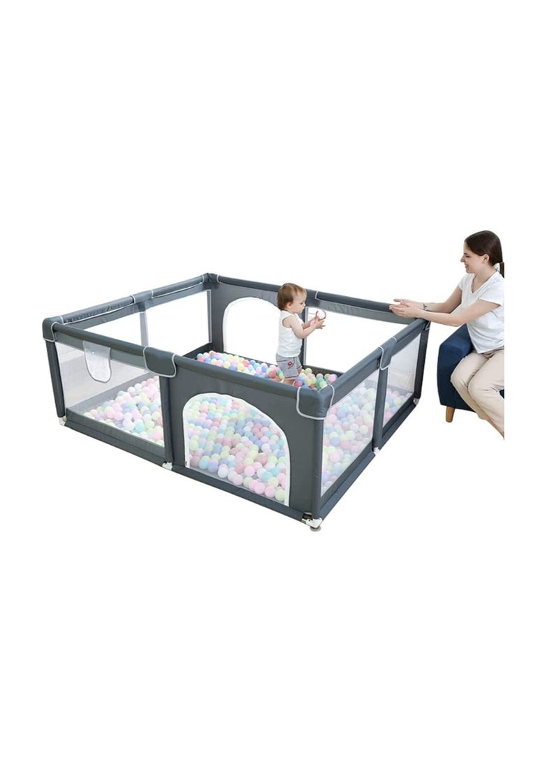 Cool Baby Children'S Play Game Fence Indoor Baby Toddler Safety Fence Baby Crawling Playground Baby Playpen - Image 3