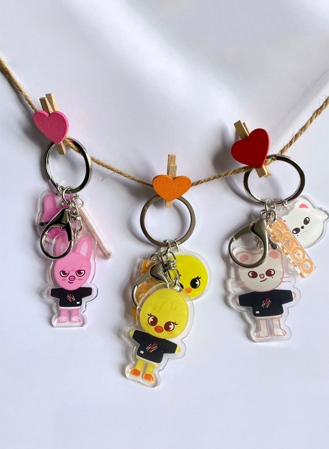 8 Pieces Skzoo keychain Stray Kids - Image 2