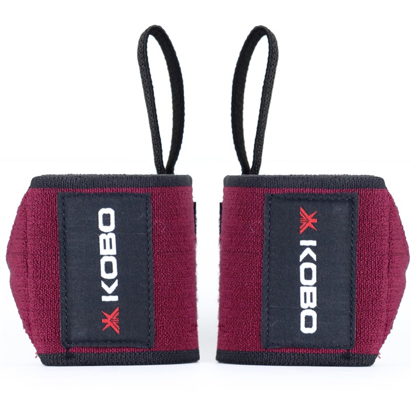 Kobo Cotton Wrist Band Stiff/Flexi for Men & Women, Wrist Supporter for Gym Wrist Wrap/Straps Gym Accessories for Men for Hand Grip & Wrist Support While Workout & Muscle Relaxation (1 Pair) - Image 2