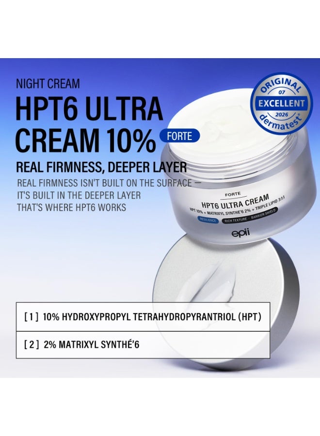 epii HPT6 5% Ultra Cream & Serum Set - Anti Aging Skincare Set with HPT Complex 5% & Matrixyl Synthe'6 2% - Firming Face Moisturizer + Peptide Face Serum for Wrinkles, Elasticity & Hydration - Image 4