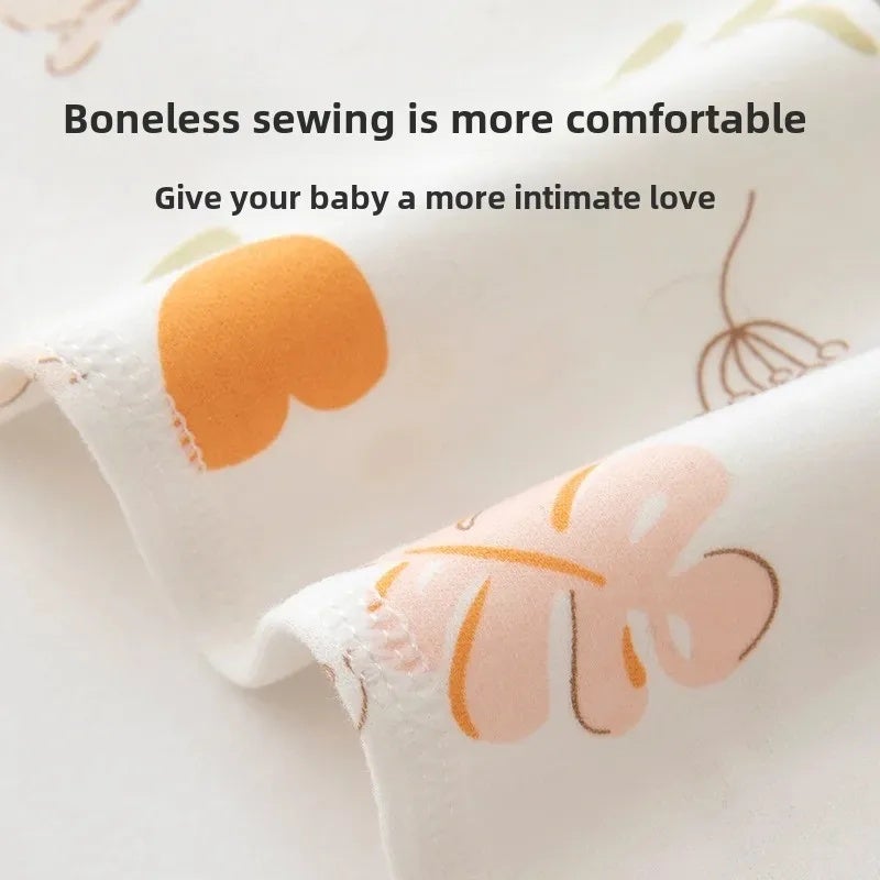 Baby''s long-sleeved pajamas, suit pure cotton thermal underwear, two-piece home wear, girls'' long-sleeved pajamas base - Image 5