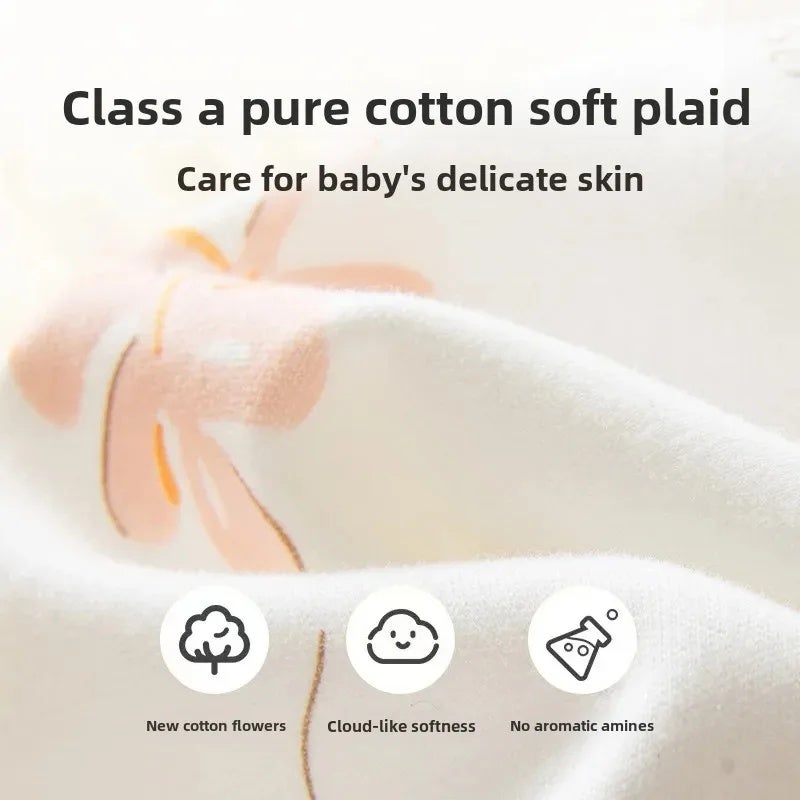 Baby''s long-sleeved pajamas, suit pure cotton thermal underwear, two-piece home wear, girls'' long-sleeved pajamas base - Image 4