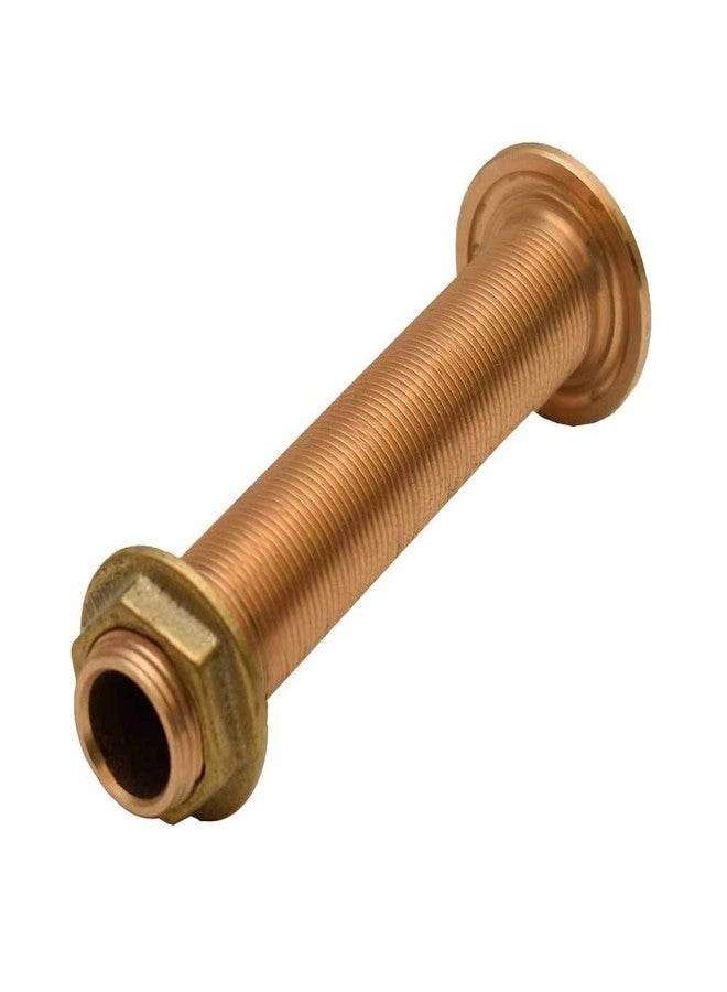 Perko 3/4" Thru-Hull Fittnig W/ Pipe Thread Bronze Extra Lo - Image 2
