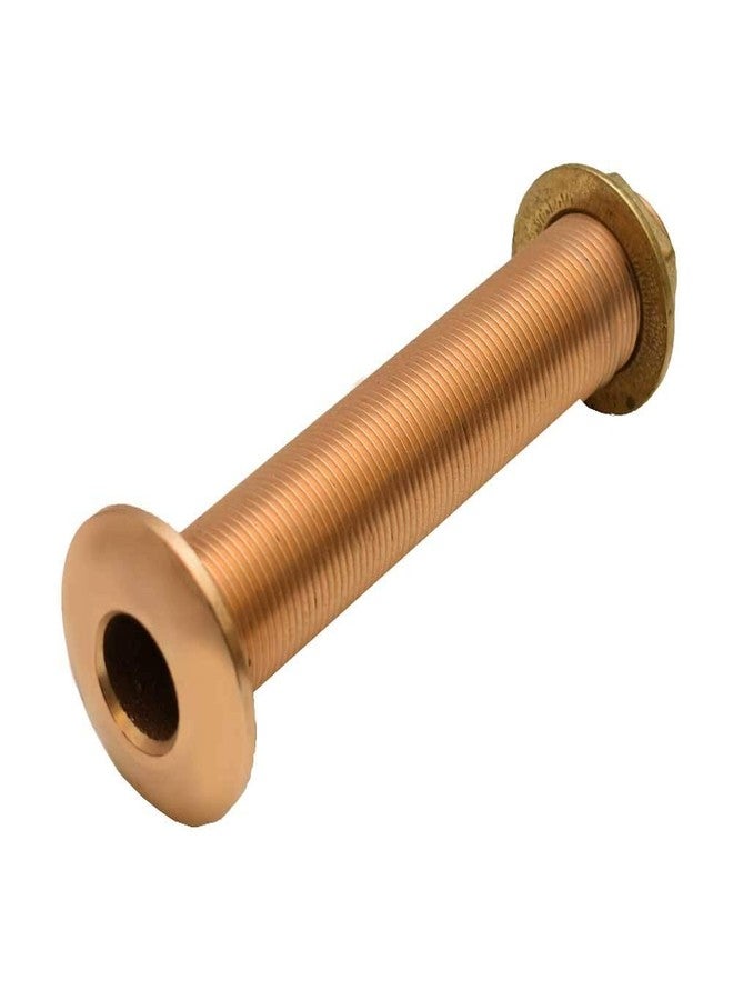 Perko 3/4" Thru-Hull Fittnig W/ Pipe Thread Bronze Extra Lo - Image 1