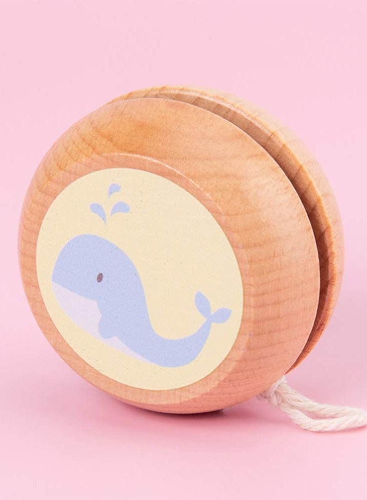 SOLARAE 2Pcs Adorable Wooden Yoyos for Kids, Professional Yo-Yo Toys for Beginners, Perfect for Fun and Skill Development - Image 3