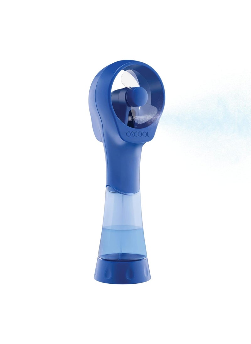 O2COOL O2COOL Elite Battery Powered Handheld Water Misting Fan Blue 