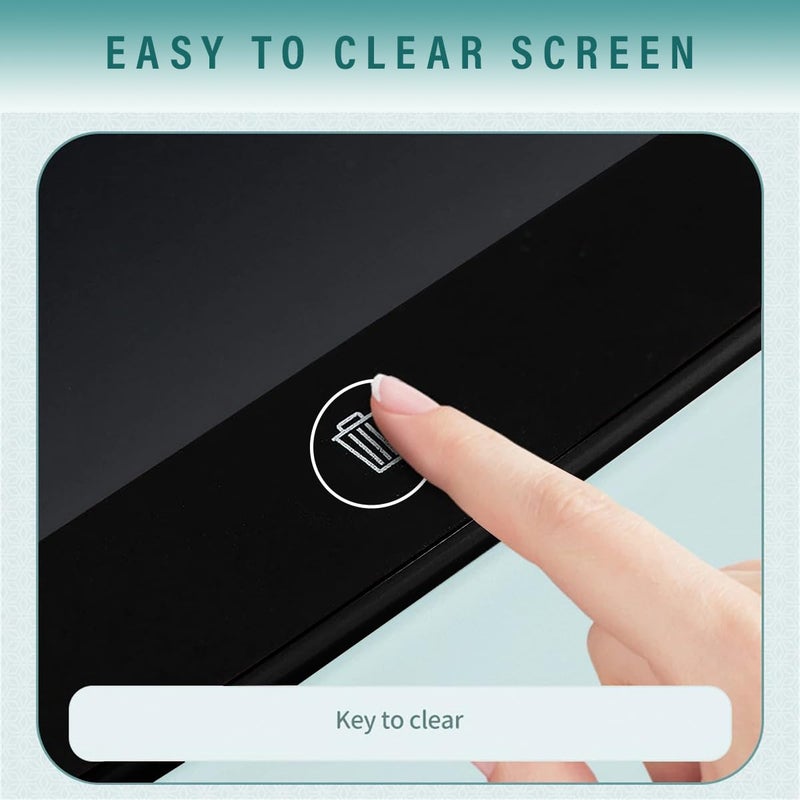 LCD Writing Tablet for Kids & Adults, Eye Protection, Eco-Friendly with Erase Button, High Brightness Screen, Paperless, 12-Inch (Black) - Image 5