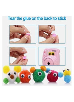Y&D Self-Adhesive Jiggle Eyes1500pcs Self Adhesive Sticker Sturdy Peel Off Cleanly No Glue Needed Decorate Vivid Effect Wiggle Eyes for Craft Multi Colors and Size  - Image 5