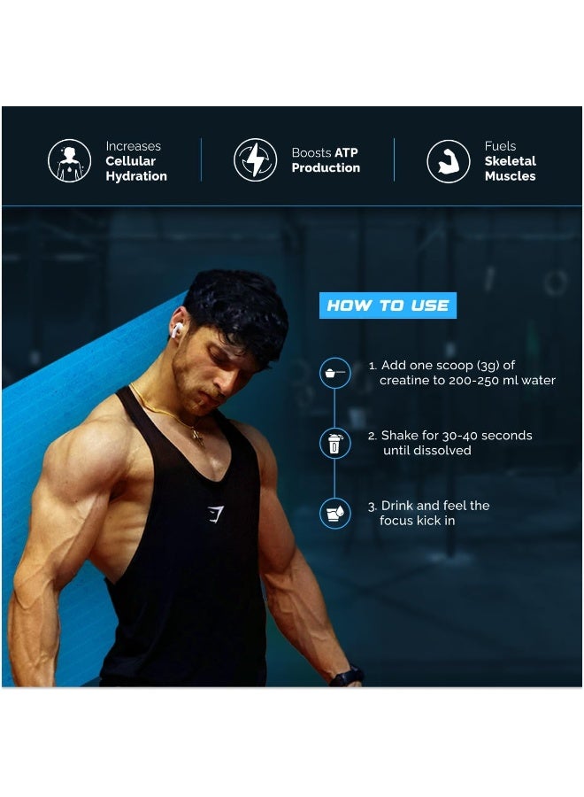 Wellcore Creatine 100g (33 Servings) + YouWeFit Omega-3 Fish Oil (60 Capsules, 1250mg Triple Strength) - Image 4