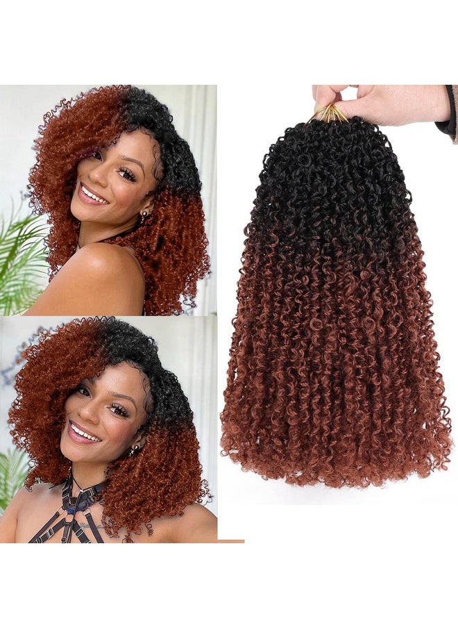 Union Beauty - Unionbeauty Pre-Looped Yanky Twists Crochet Braids Hair 12 Inch 8 Pcs Copper Red Bohemian Pre-Twisted Micro Passion Twist Hair Ginger Spring Twist With Bouncy Synthetic Crochet Hair Extensions 1B/350# - Image 1
