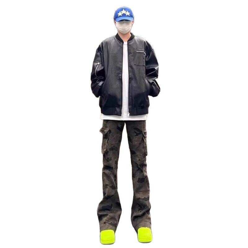 Unisex Classic Denim Jeans Loose Fit Daily Outdoor Wear - Image 5