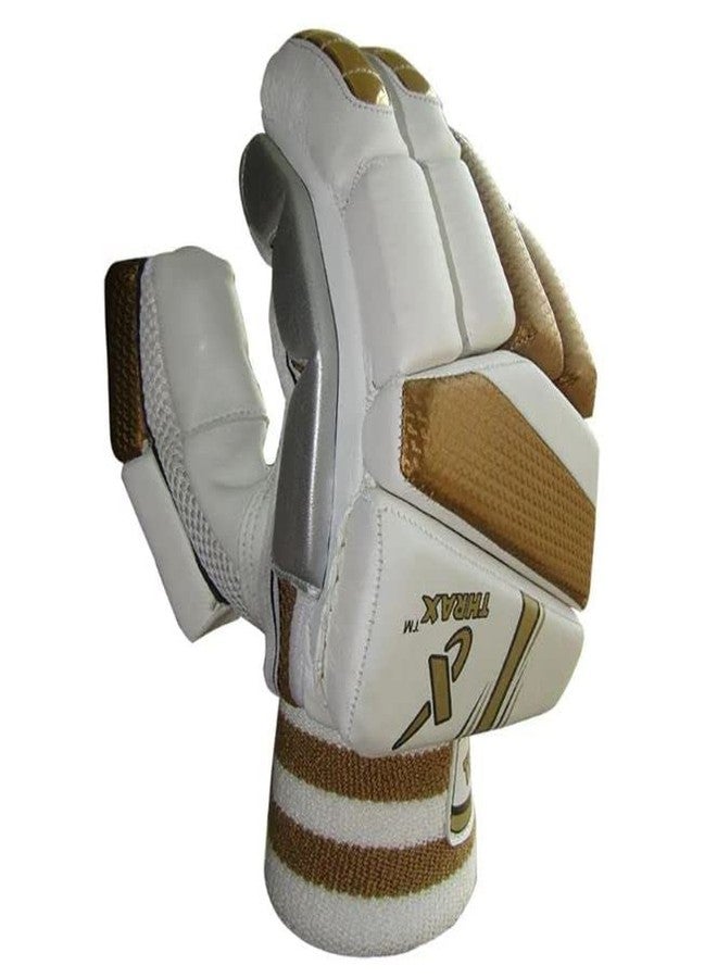 THRAX Gold Edition Cricket Batting Gloves Mens RH - Image 3