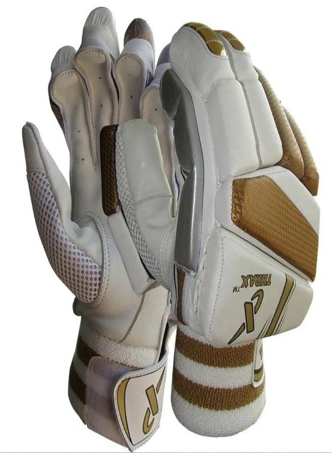 THRAX Gold Edition Cricket Batting Gloves Mens RH - Image 2