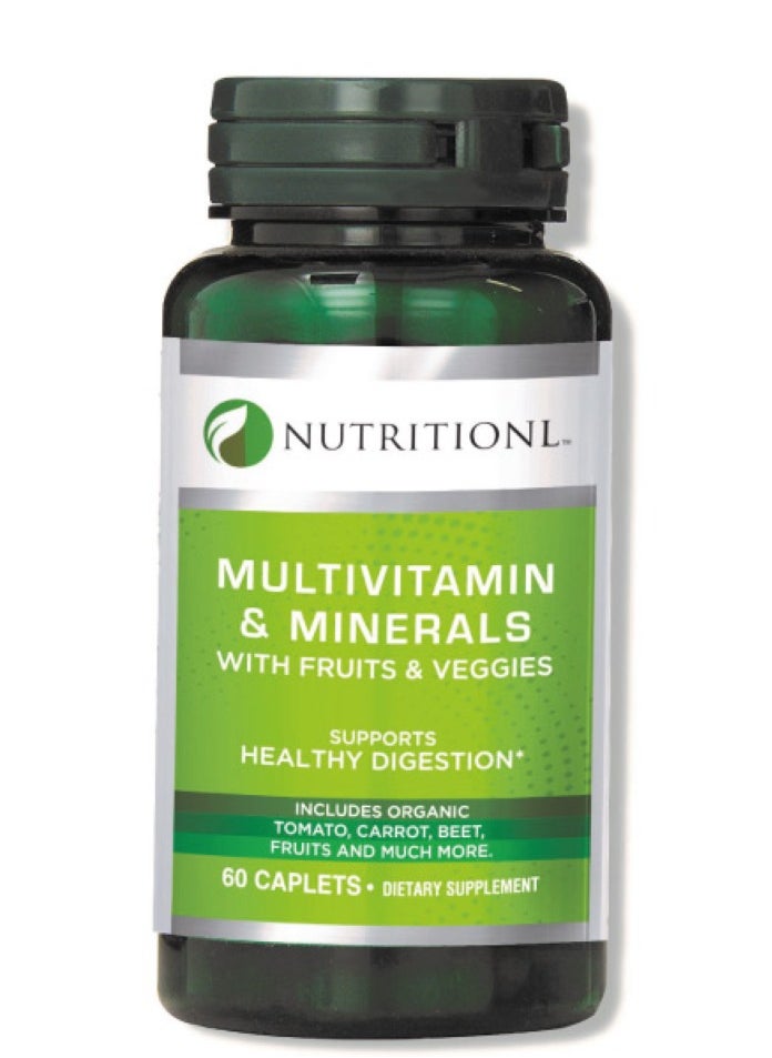 NUTRITIONL Nutritionl Multivit & Minerals With Fruit&Veg 60 Cap 