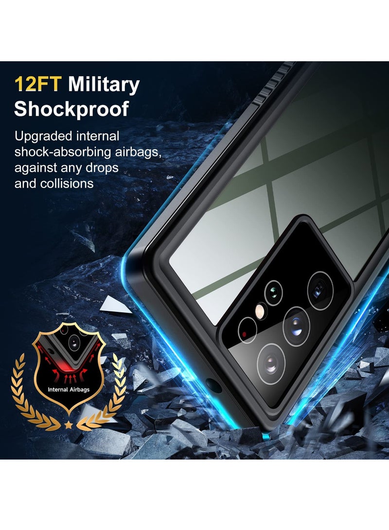 KASTWAVE Ultimate Protection for Samsung Galaxy S23 Ultra, Built-in Lens Screen Protector, Full-Body Shockproof, Drop Proof, Dustproof, Underwater Use Case for Galaxy S23 Ultra 5G 6.8 (Black) - Image 4