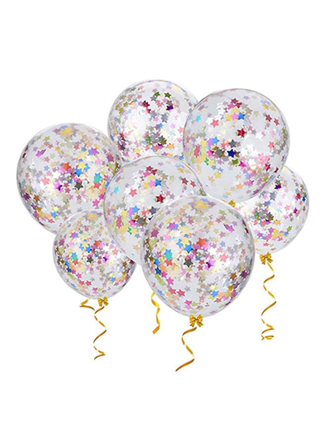 NIBEMINENT 8-Piece Latex Confetti Balloon Party Supplies Set 12inch - Image 1