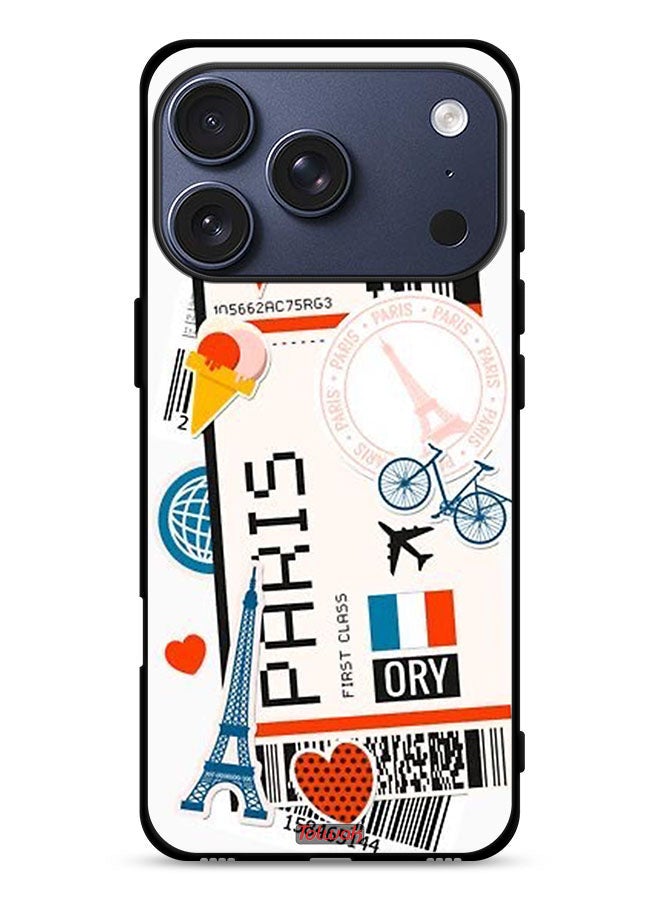 Tolwak Apple iPhone 17 Pro Protective Case Cover Paris Sticker - Image 1