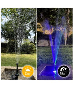 Generic Submersible Pond Fountain Pump with colorful LED Light, 7.2ft Water Pump,Aquarium Pump with 3 Nozzles,Fountains Pump for Small Ponds,Garden, Aquariums, Fish Tanks, Indoor Outdoor Fountain  - Image 5