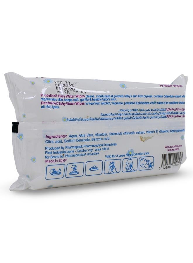 Penduline Baby Water Wipes – 70 Sheets - Image 2