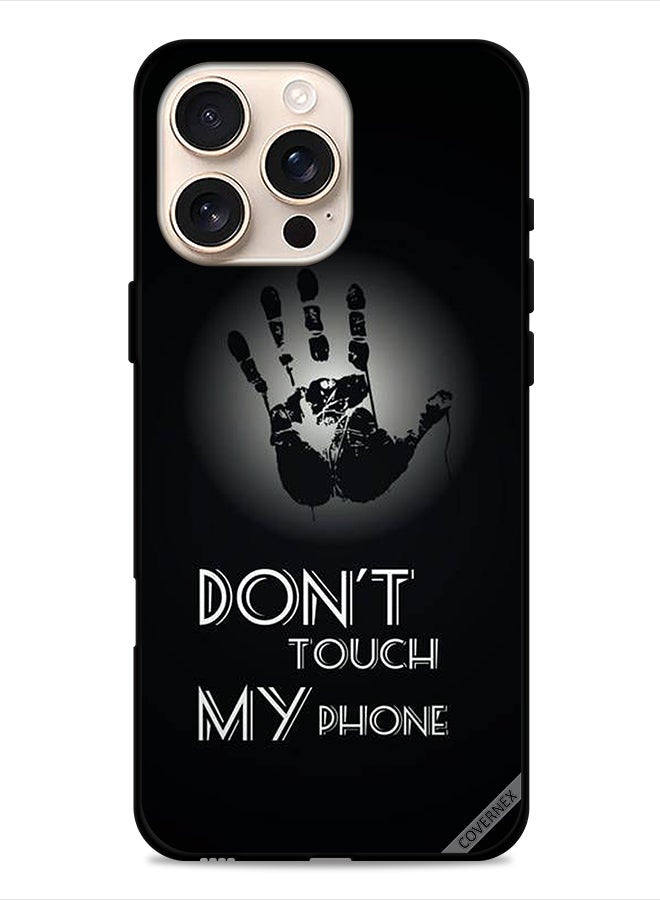 Covernex غطاء حماية آيفون 16 برو ماكس لا تلمس هاتفي بيدك - Image 1