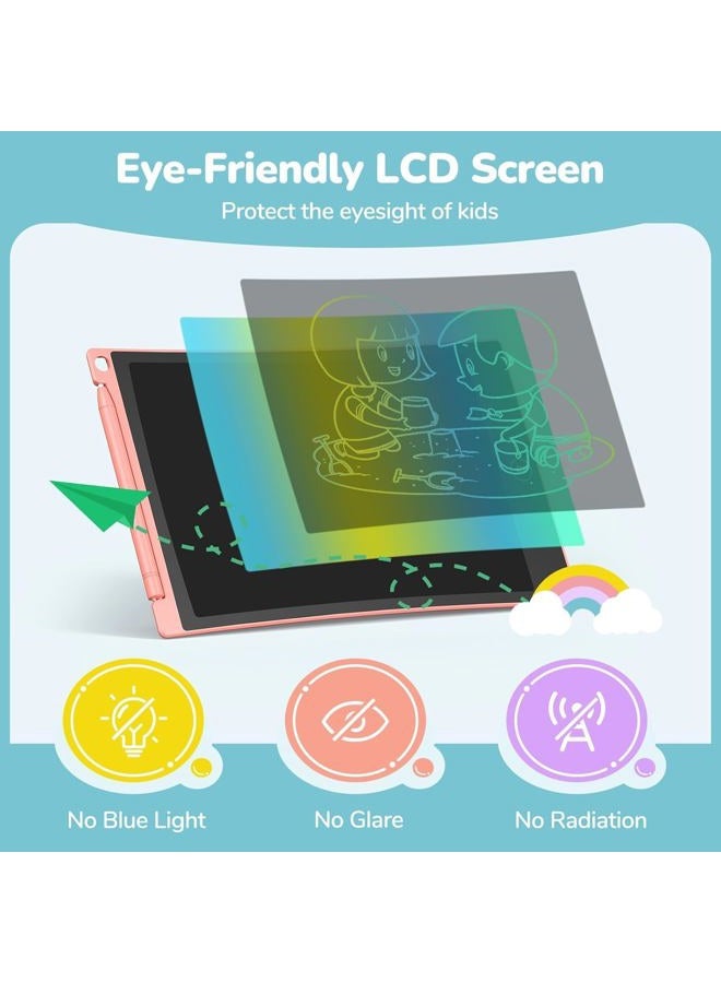 TECJOE 4 Pack LCD Writing Tablet, 8.5 Inch Colorful Drawing Board, Kids Travel Games Activity Learning Toys, Birthday Gifts for 3-8 Year Old Boys Girls Toddlers Preschooler - Image 5