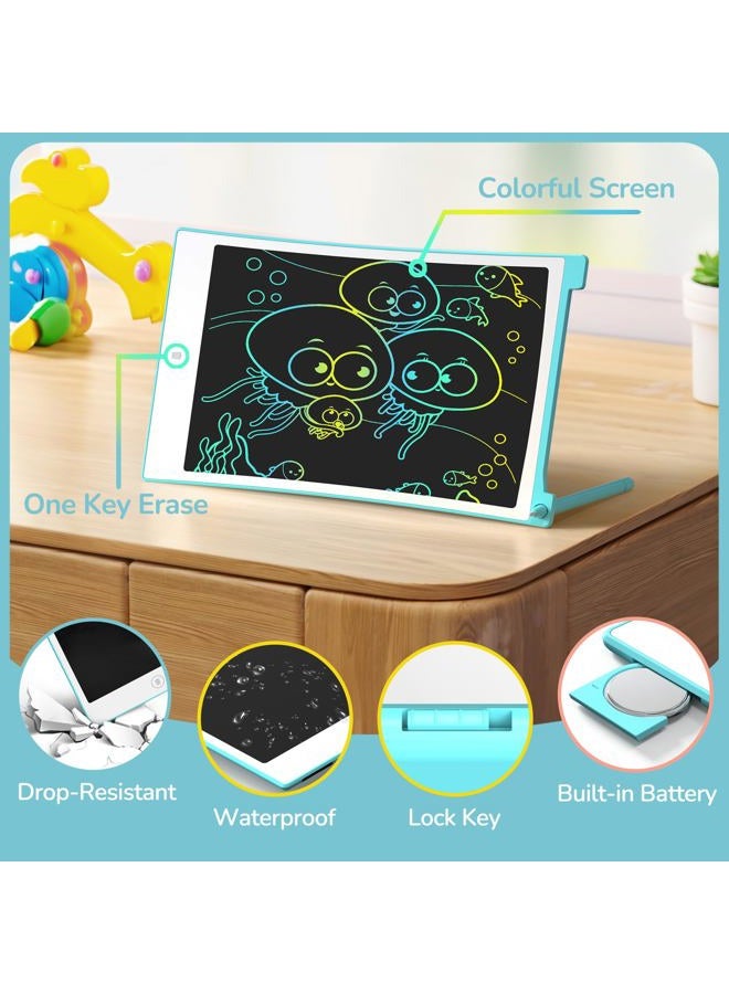 TECJOE 4 Pack LCD Writing Tablet, 8.5 Inch Colorful Drawing Board, Kids Travel Games Activity Learning Toys, Birthday Gifts for 3-8 Year Old Boys Girls Toddlers Preschooler - Image 4