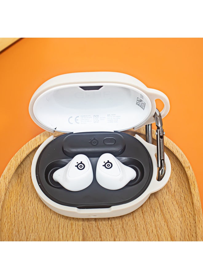 Generic - For Cyrus SteelSeries Arctis GameBuds Ice Game Bean Bluetooth Headset Protective Cover-Color:Black-Model:G107 - Image 1