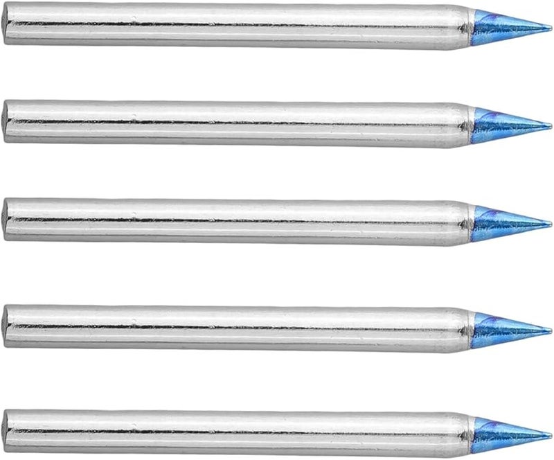 5PCS 30 150W Blue Pointed Welding Tips External Heat Soldering Iron Free Solder - Image 1