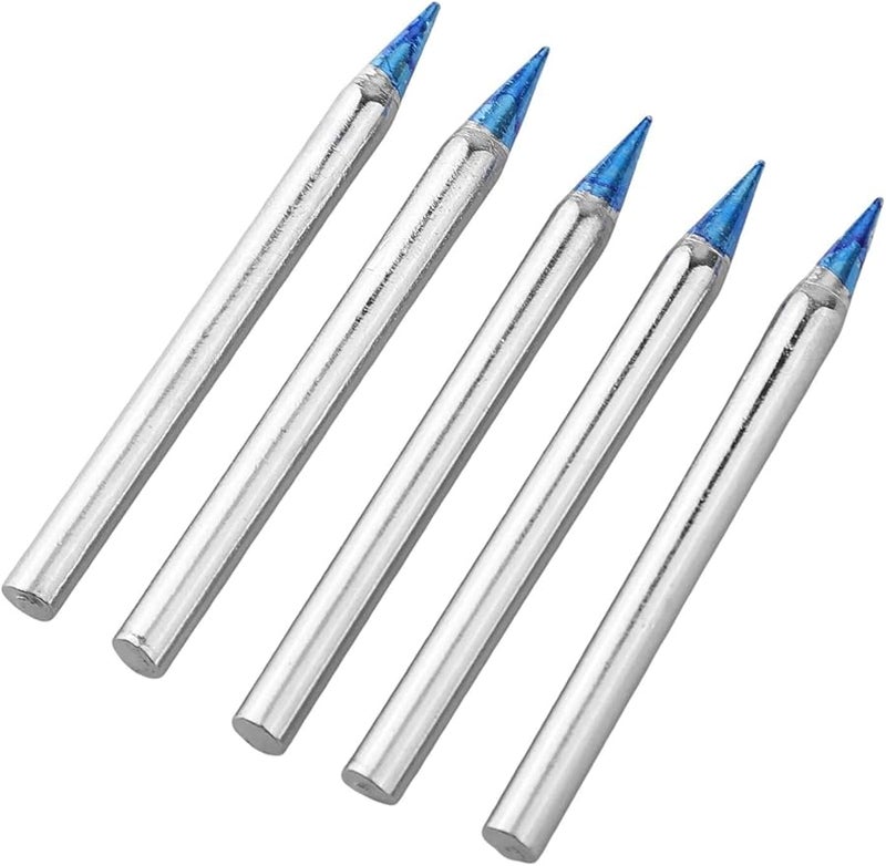 5PCS 30 150W Blue Pointed Welding Tips External Heat Soldering Iron Free Solder - Image 3