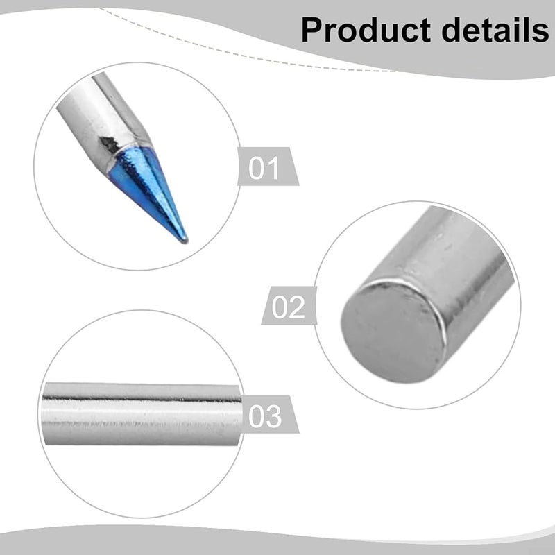 5PCS 30 150W Blue Pointed Welding Tips External Heat Soldering Iron Free Solder - Image 5