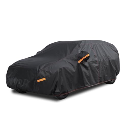AltoCover 6 Layer Heavy Duty SUV Car Cover Waterproof All Weather Protection with Cotton Liner, Universal Fit BMW X3, Benz GLC, Audi Q5, Nissan Rogue, Cadillac XT5, Chevrolet Equinox, GMC Terrain - Image 1