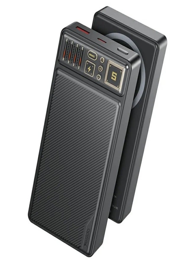 Yesido YP58 20000mah Battery Pack Magnetic Bar With Type-C+USB Dual Output - Image 1