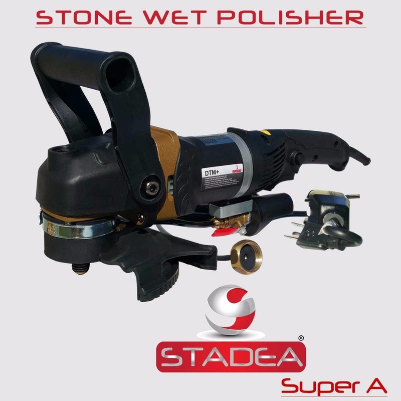 Stadea SWP112K Concrete Countertop Polishing Tools Package  Wet Polisher Concrete Grinding Wheel Concrete Polishing Pads Kit for Concrete Countertop Polishing - Image 2