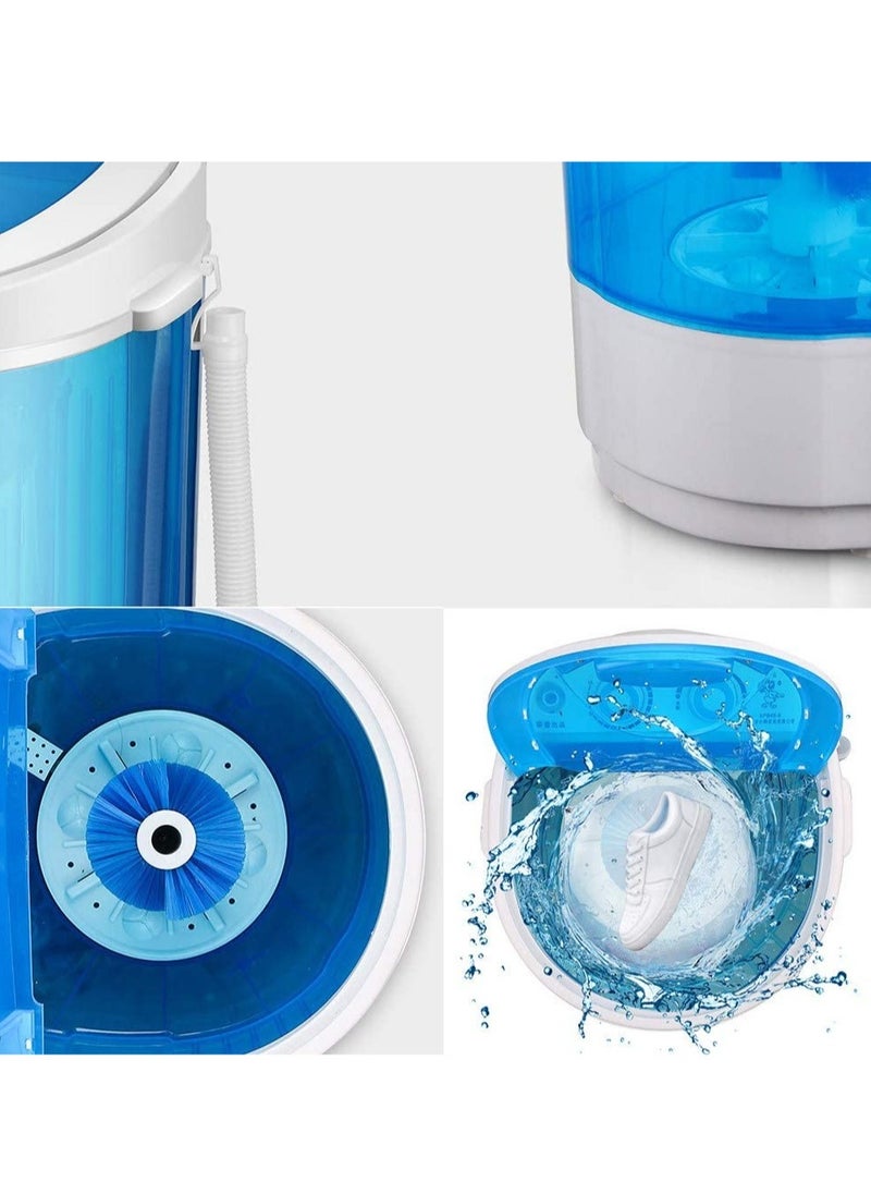 ELTRAZONE - Shoe Washing Machine Small Household, Portable Lazy Washing Machine, 360° Cleaning, 10 Minutes Fast Cleaning, Safe Material Does Not Hurt Shoes Blue/White - Image 1