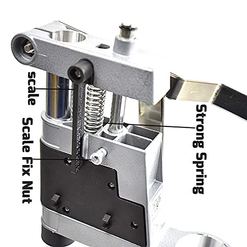 MLD VX-JG02 Drill Machine Stand for Hand Drill Bench Clamp Drill Press Floor Table Stand Workbench Repair Tool for Drilling Collet Workshop Single Hole Aluminum base (Matrial-Metal,Color-Multi) - Image 5