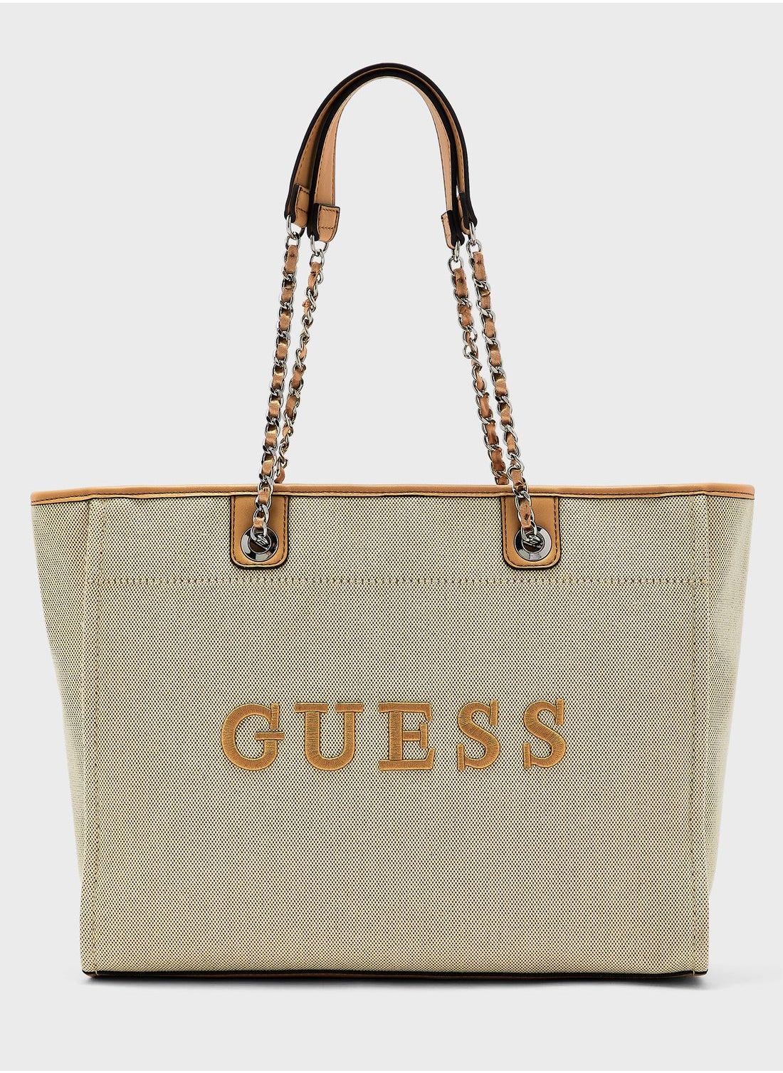 Shopper bag MONIQUE Guess, Beige