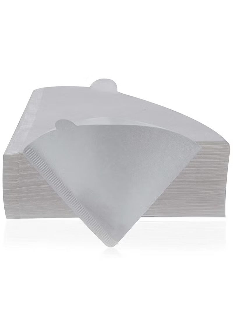 ميكسد كيس ورق فلتر القهوة المصبوب يدويًا على شكل حرف V، كوب فلتر ورق فلتر القهوة المصبوب يدويًا على شكل مخروطي، لب أصلي - Image 2