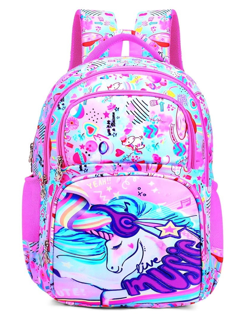 TRUE HUMAN TINY TEEN School Bag for Girls and boys, Lightweight Casual Backpack, Trendy for Girls,Boys, kids students - Image 1