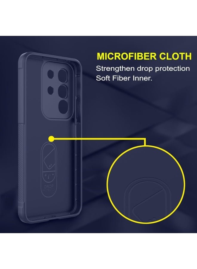 Premium Protection Back Silicone Case Compatible with Vivo y29 4G Magic Shield Shockproof Case with Camera Protection (Blue)  - Image 4