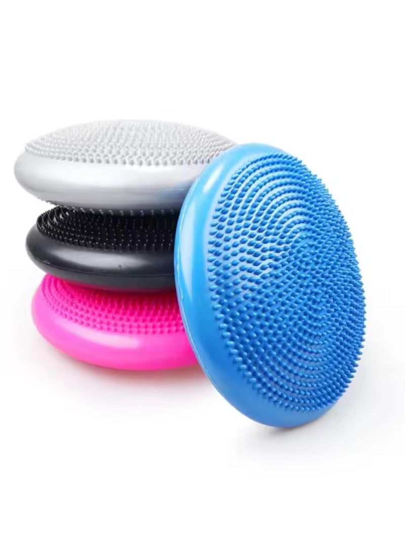 Spall Inflatable Yoga Massage Ball Durable Universal Sports Gym Fitness Yoga Wobble Stability Balance Disc Massage Cushion Mat - Image 2